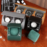 Triple Watch Roll Travel Case by Driklux - تخزين آمن لساعتك